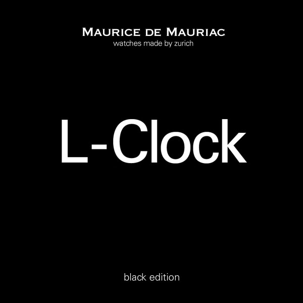 L-CLOCK BLACK